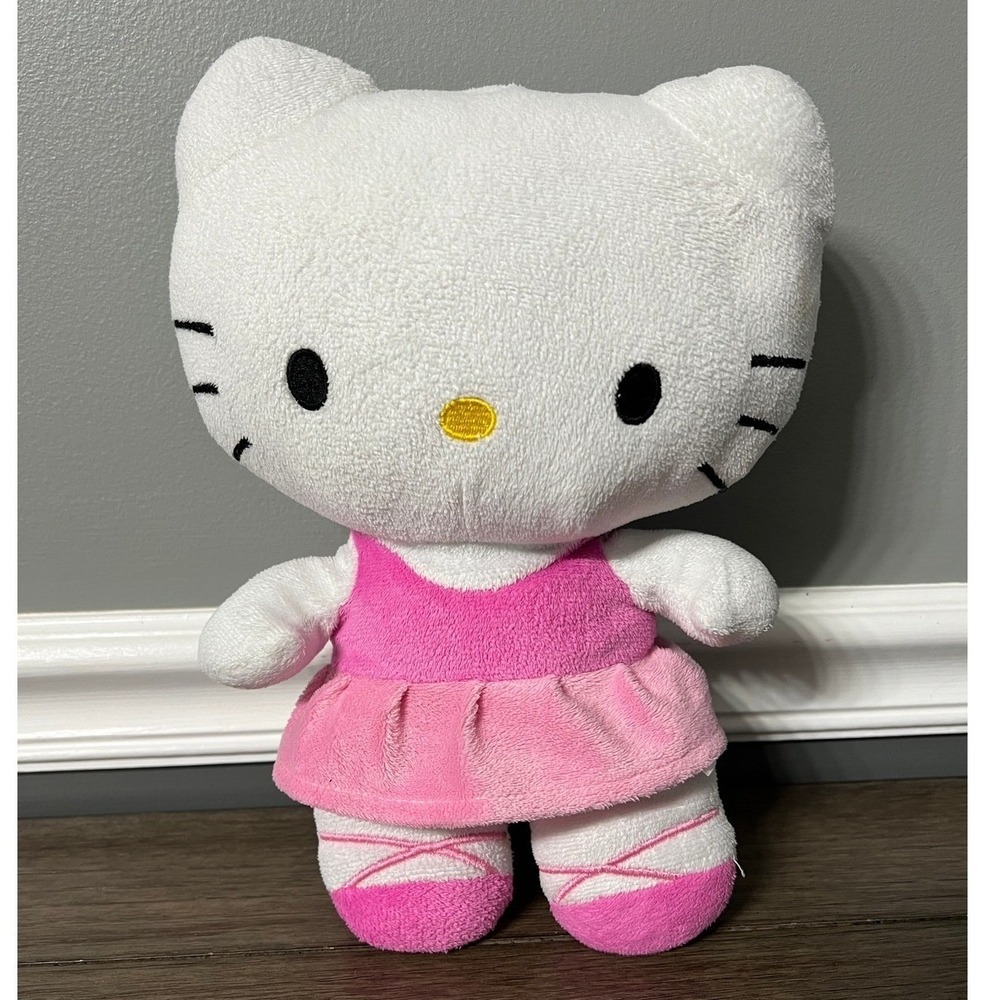 Sanrio Hello Kitty Ballerina Plush Pink Tutu Fiesta Stuffed Animal Toy